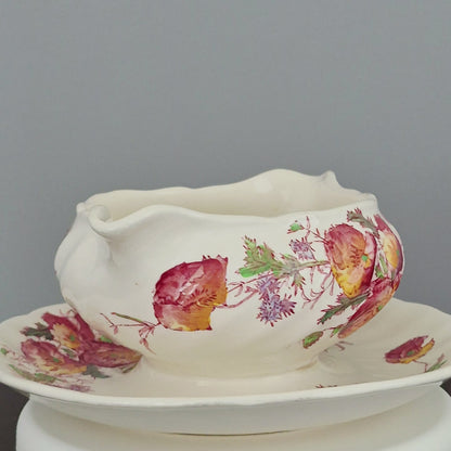 Royal Doulton "Sherborne" Gravy Boat & Underplate, c.1938-61 England