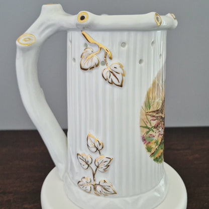 Vintage German Puzzle Beer Stein with Hidden Nude Lithophane