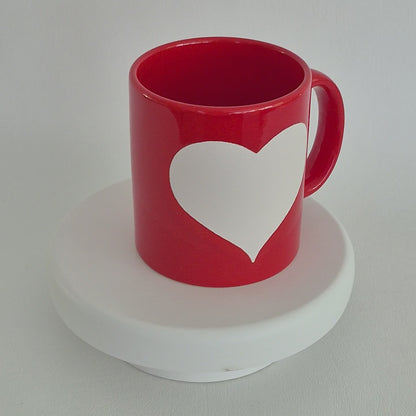 Waechtersbach Red Heart Mug, W. Germany Mark