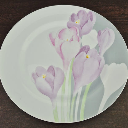 Mikasa "Spring Crocus" Dinner Plate Set of 2, c.1984-87 Japan