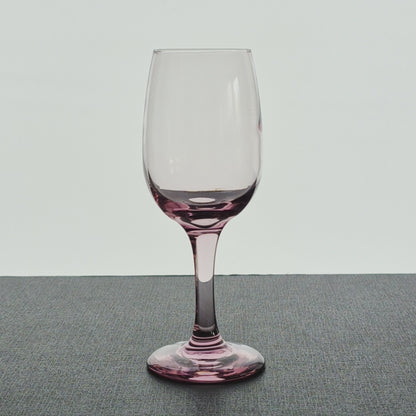 Libbey Glass "Premier Plum" Wine Glass, Set of 2, c.1997-98 USA