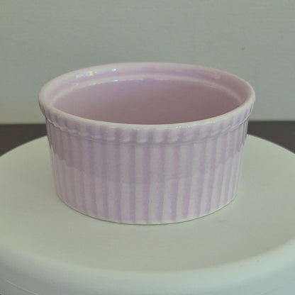 Apilco Ribbed Ramekin Bowl Set of 2, Made in France