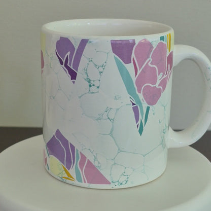 Waechtersbach Pastel Floral Mug, W. Germany Mark