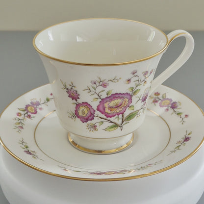 Noritake "Asian Song" Teacup & Saucer, 2 Sets, c.1972-86 Japan