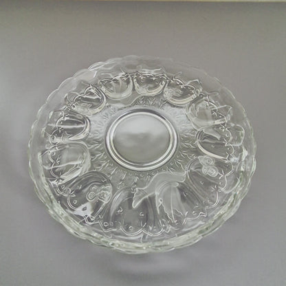 Indiana Glass Spring Time Deviled Egg Tray, USA Made