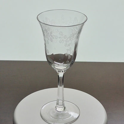 Lenox "Castle Garden" Wine Glass Set, c.1975-92 USA