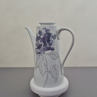 Block Spal "Hydrangea" Coffee Pot,  c.1982-91 Portugal