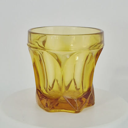 Anchor Hocking "Fairfield Amber" Old Fashioned Set, c.1972-1977 USA