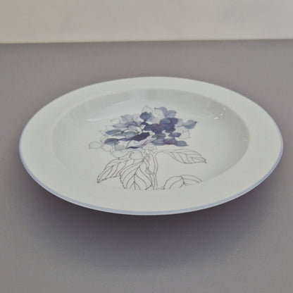 Block Spal "Hydrangea" Rimmed Soup Bowl, c.1982-91 Portugal