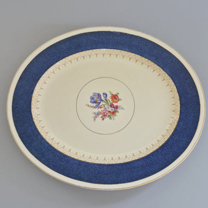 Burgess & Leigh Floral 15" Serving Platter, c.1930s England