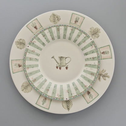 Pfaltzgraff "Naturewood" Dinner & Salad Plate Set, c.1990s USA