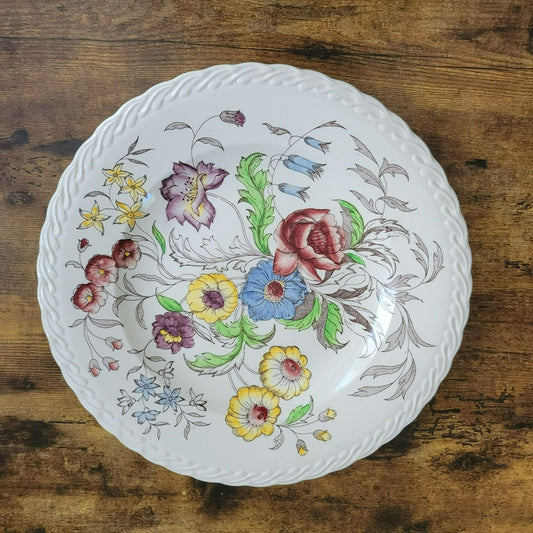 Vernon Kilns May Flower 14" Round Platter c.1940-1953 USA