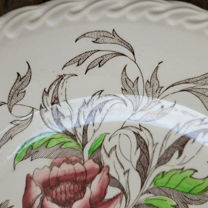 Vernon Kilns May Flower 14" Round Platter c.1940-1953 USA