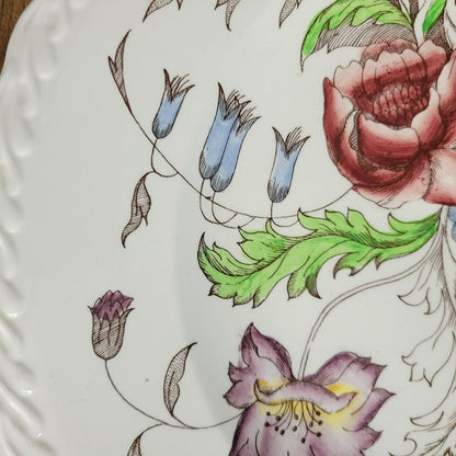 Vernon Kilns May Flower 14" Round Platter c.1940-1953 USA