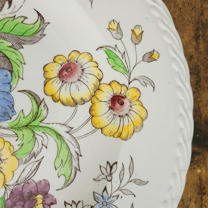Vernon Kilns May Flower 14" Round Platter c.1940-1953 USA