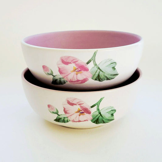 Pfaltzgraff Cape May Cereal Bowls, Set of 2, Stoneware, c.1998-2001 USA Made