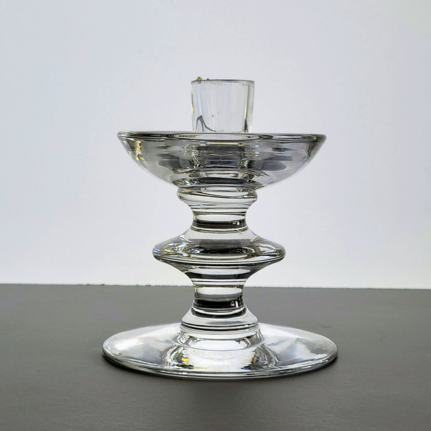 Val St. Lampert State Plain 5" Candlestick Holder