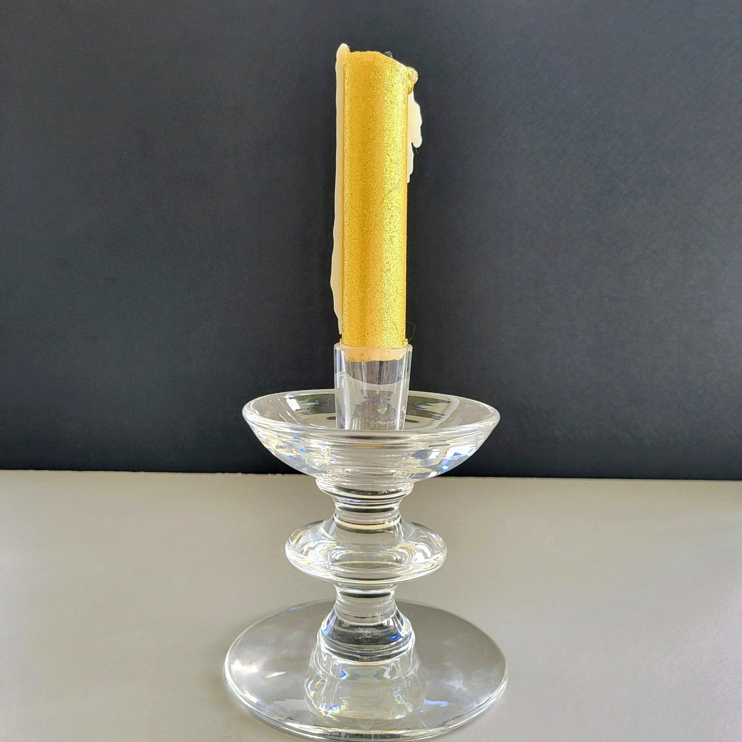 Val St. Lampert State Plain 5" Candlestick Holder
