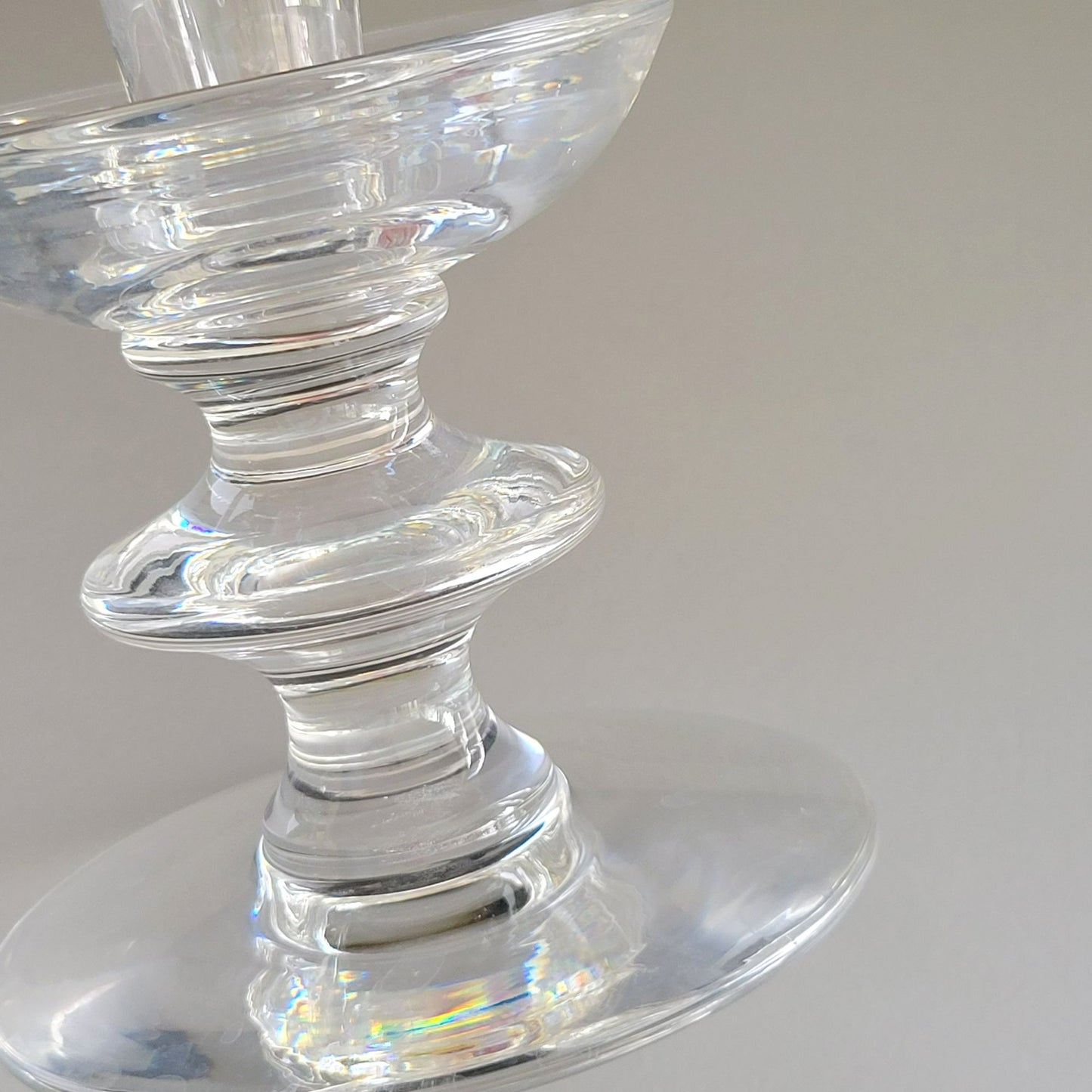 Val St. Lampert State Plain 5" Candlestick Holder