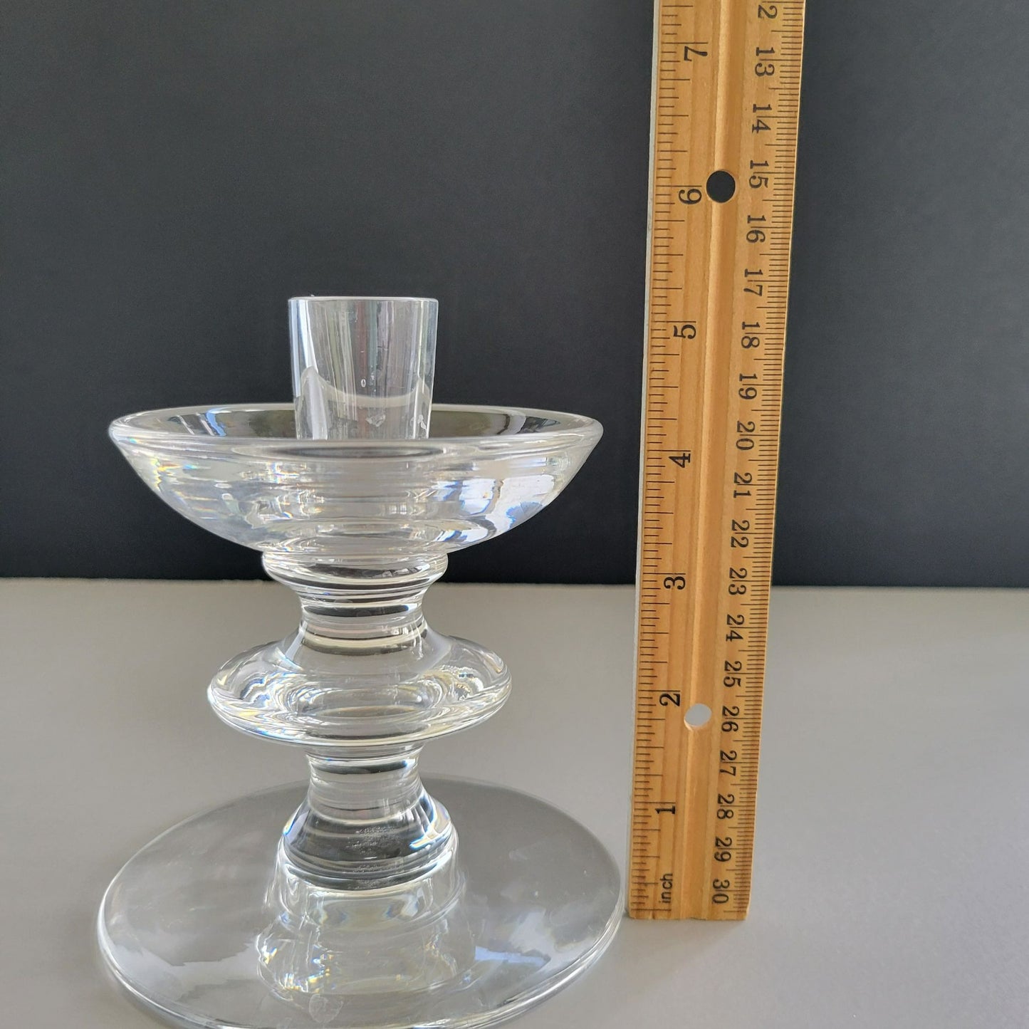 Val St. Lampert State Plain 5" Candlestick Holder