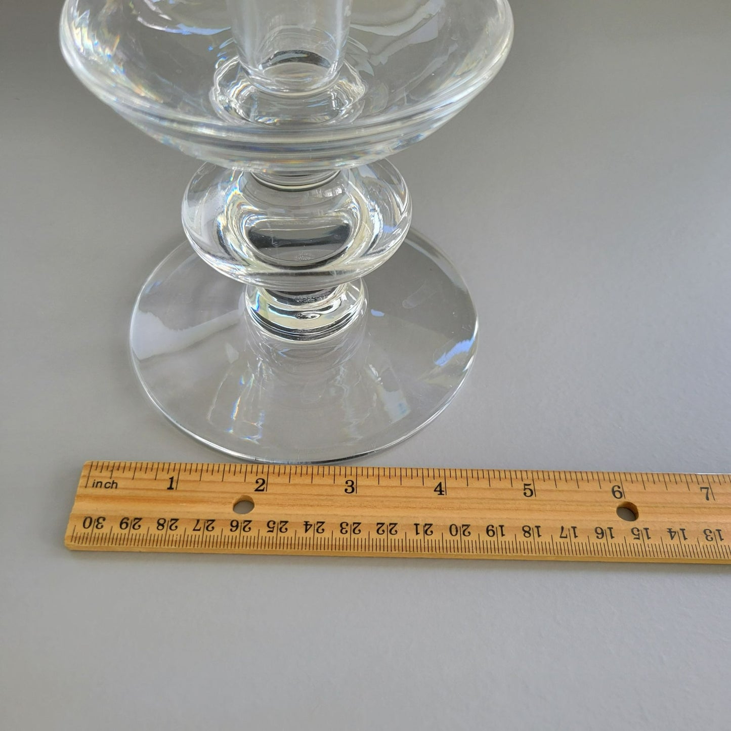 Val St. Lampert State Plain 5" Candlestick Holder