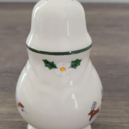 Pfaltzgraff Snow Village Salt & Pepper Shaker, c.1990s