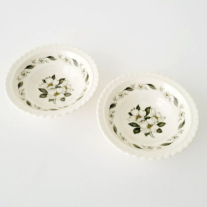 Steubenville Monticello Dessert Bowl Set of 2, c.1940s USA