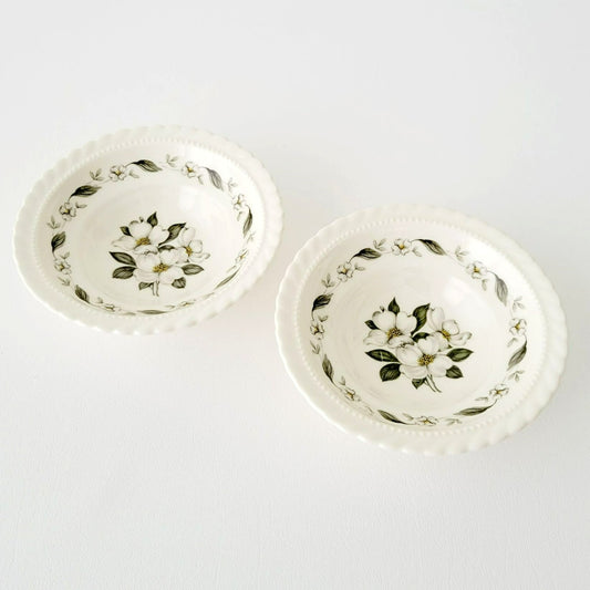 Steubenville Monticello Dessert Bowl Set of 2, c.1940s USA
