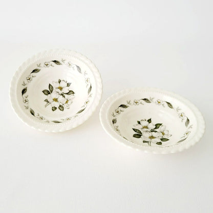 Steubenville Monticello Dessert Bowl Set of 2, c.1940s USA