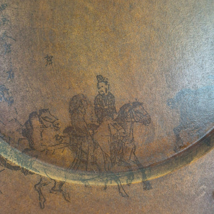 Pier 1 Imports Charger Plate, Asian Inspired Horse & Rider Design