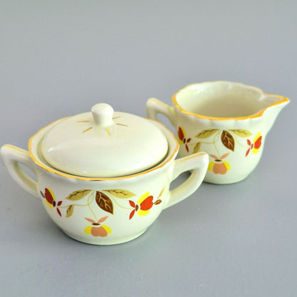 China Specialties Autumn Leaf Miniature Tea Set, c.1980-90s USA