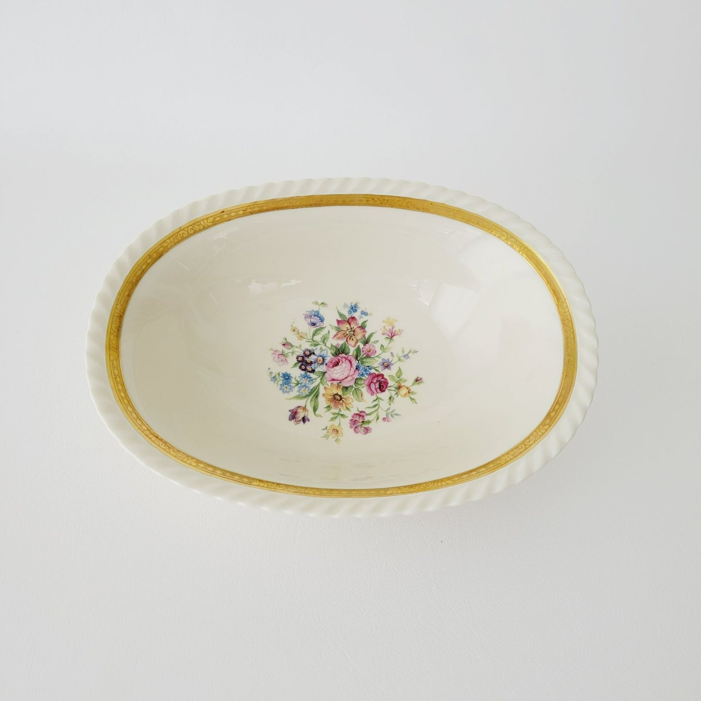 K&A Krautheim  La Marquise Oval Vegetable Serving Bowl, Selb Bavaria Germany