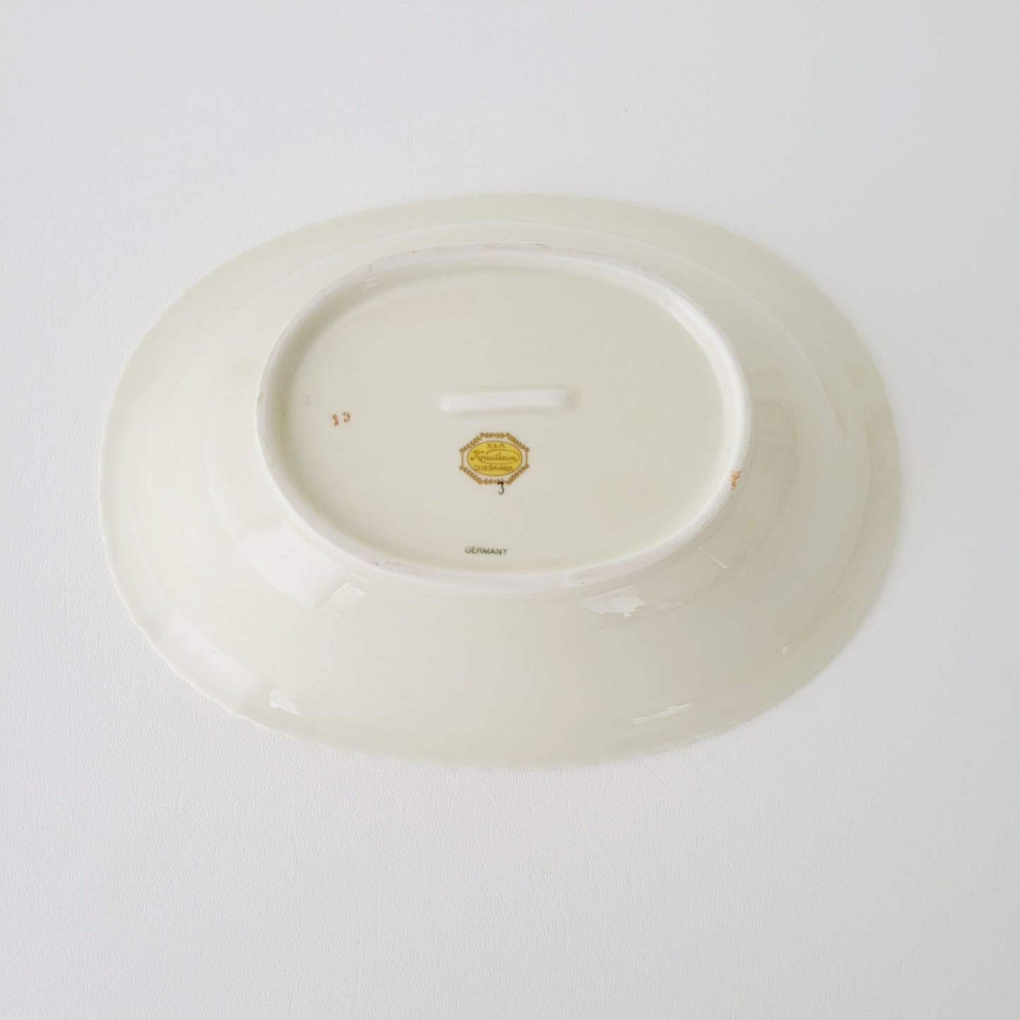 K&A Krautheim  La Marquise Oval Vegetable Serving Bowl, Selb Bavaria Germany