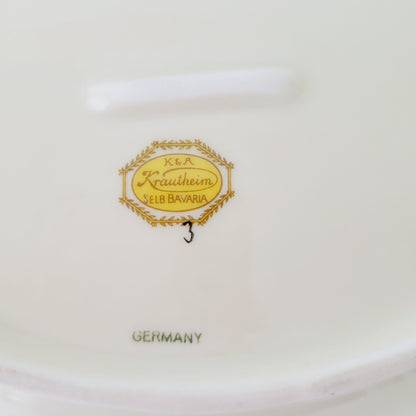 K&A Krautheim  La Marquise Oval Vegetable Serving Bowl, Selb Bavaria Germany