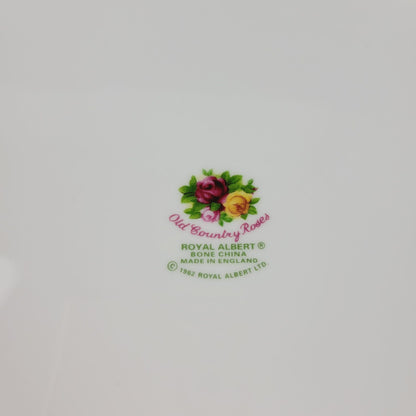 Royal Albert Old Country Roses FLAT EDGE Dinner Plate, Made in England