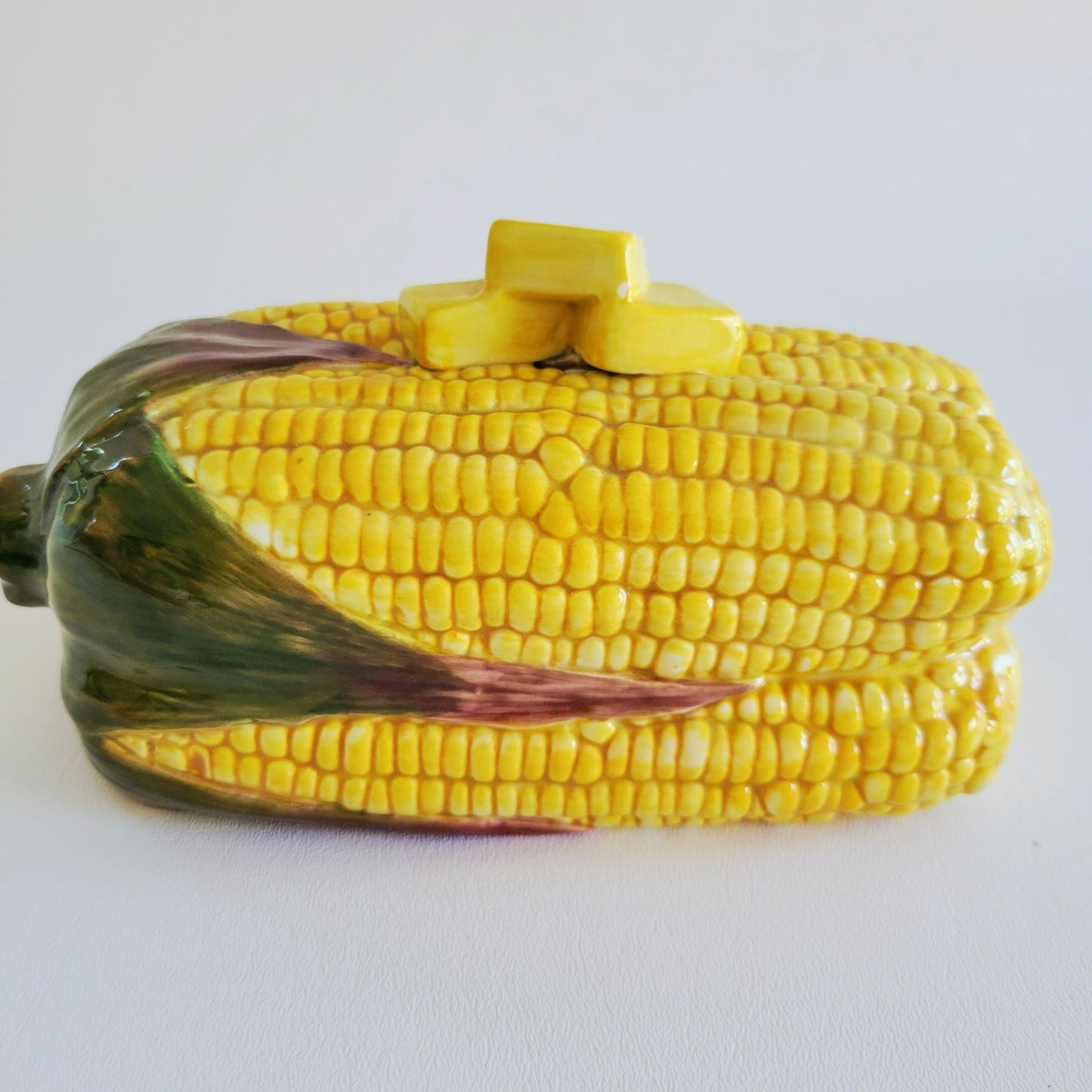 Department 56 Harvest Corn-On-The-Cob Butter Dish With Lid
