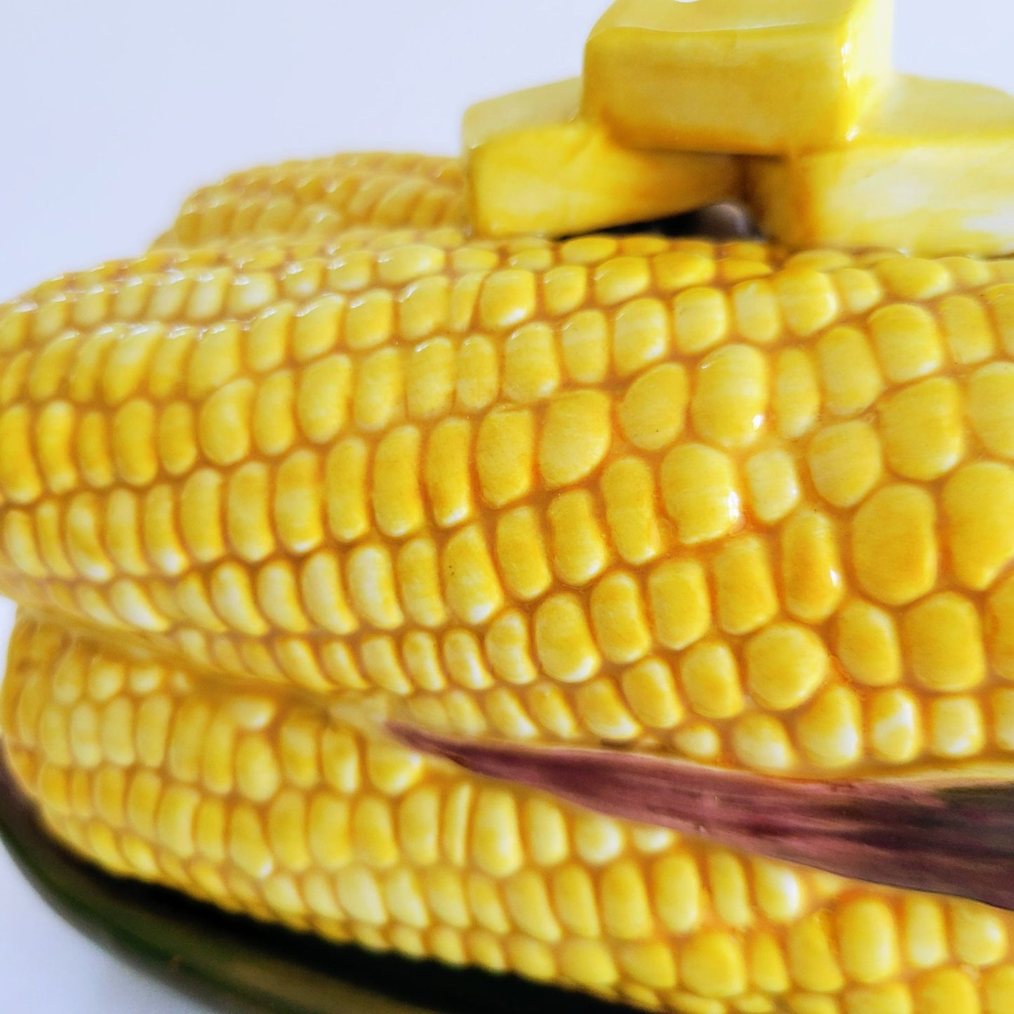 Department 56 Harvest Corn-On-The-Cob Butter Dish With Lid