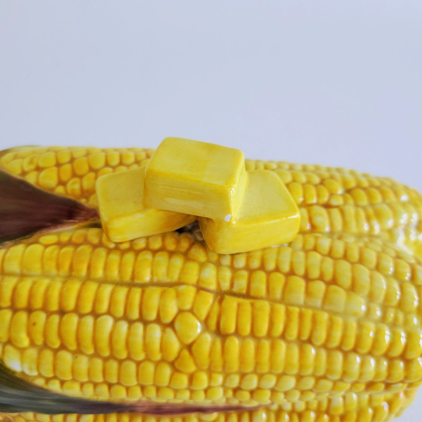 Department 56 Harvest Corn-On-The-Cob Butter Dish With Lid