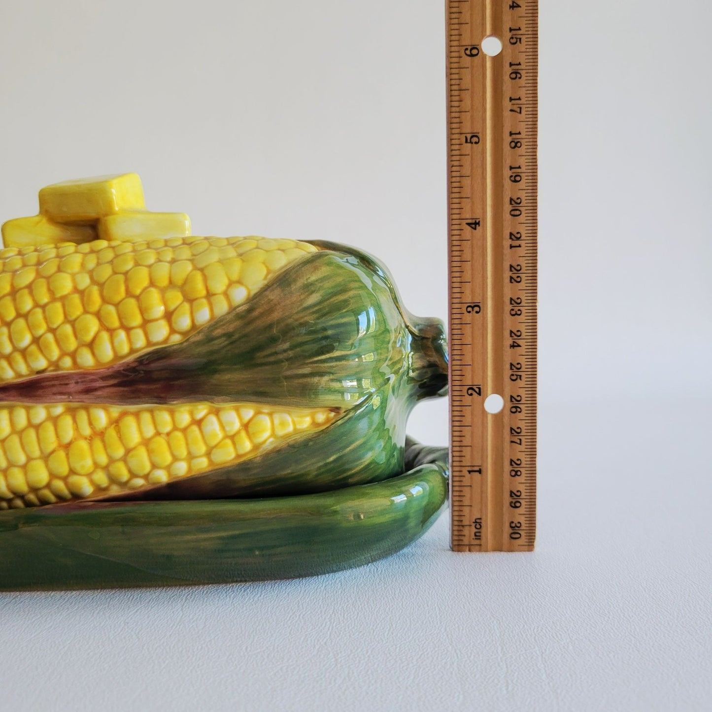 Department 56 Harvest Corn-On-The-Cob Butter Dish With Lid