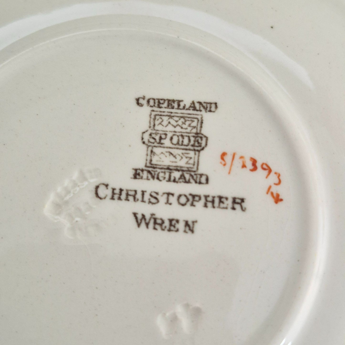 Spode "Christopher Wren" Saucer, Set of 2, Made in England