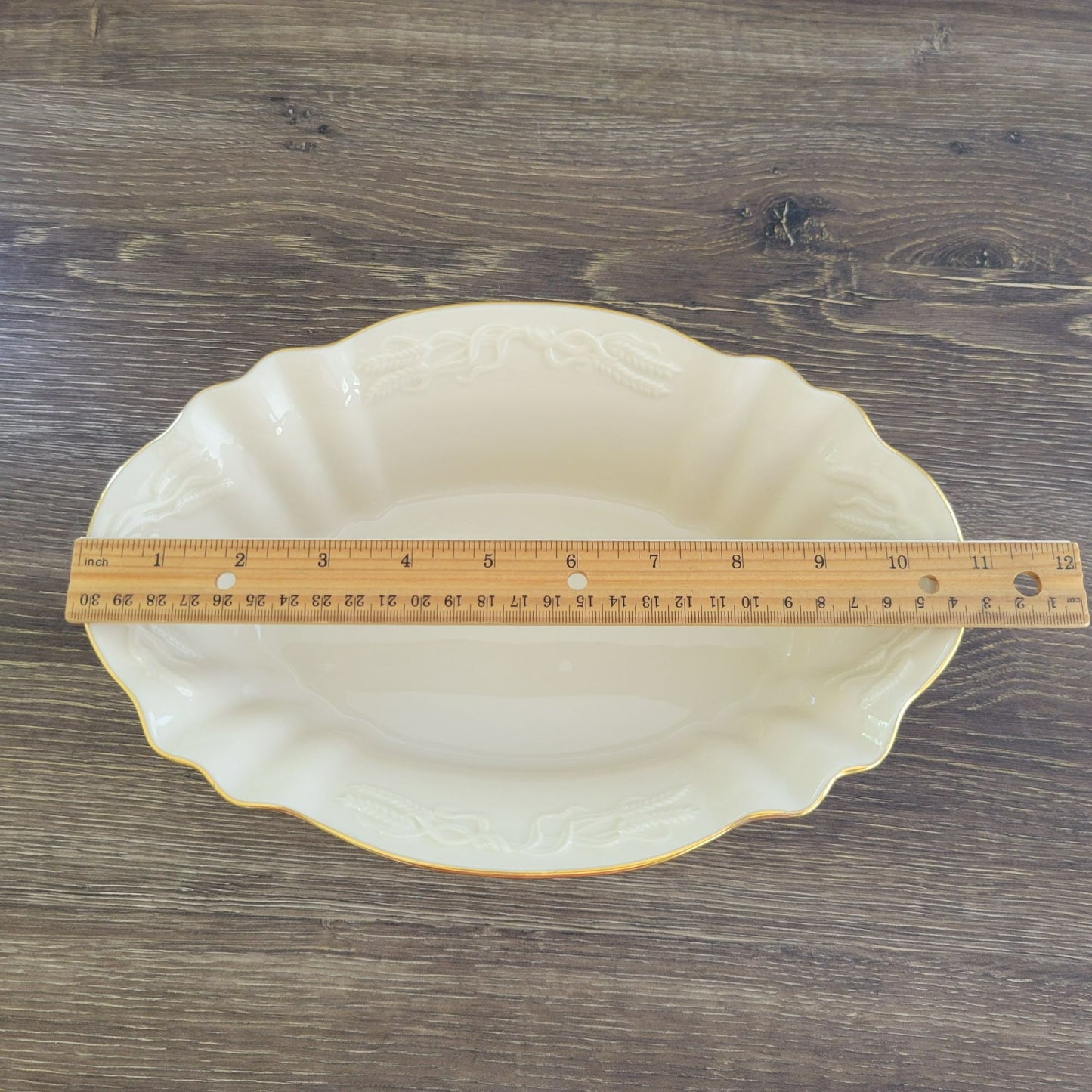 Lenox Harvest Centerpiece Serving Bowl, c.1980s USA