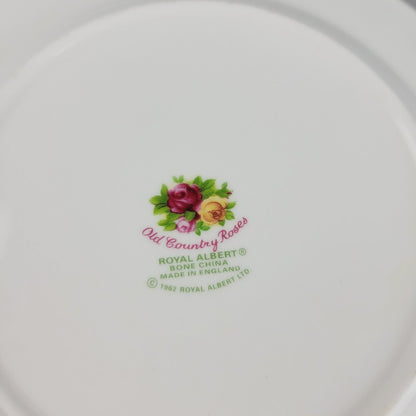 Royal Albert Old Country Roses Bread Plate, Made in England