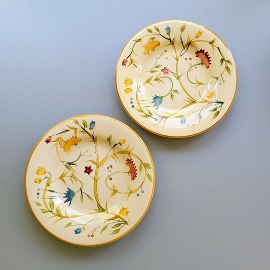 American Simplicity Floral Salad Plate Set of 2 by Home
