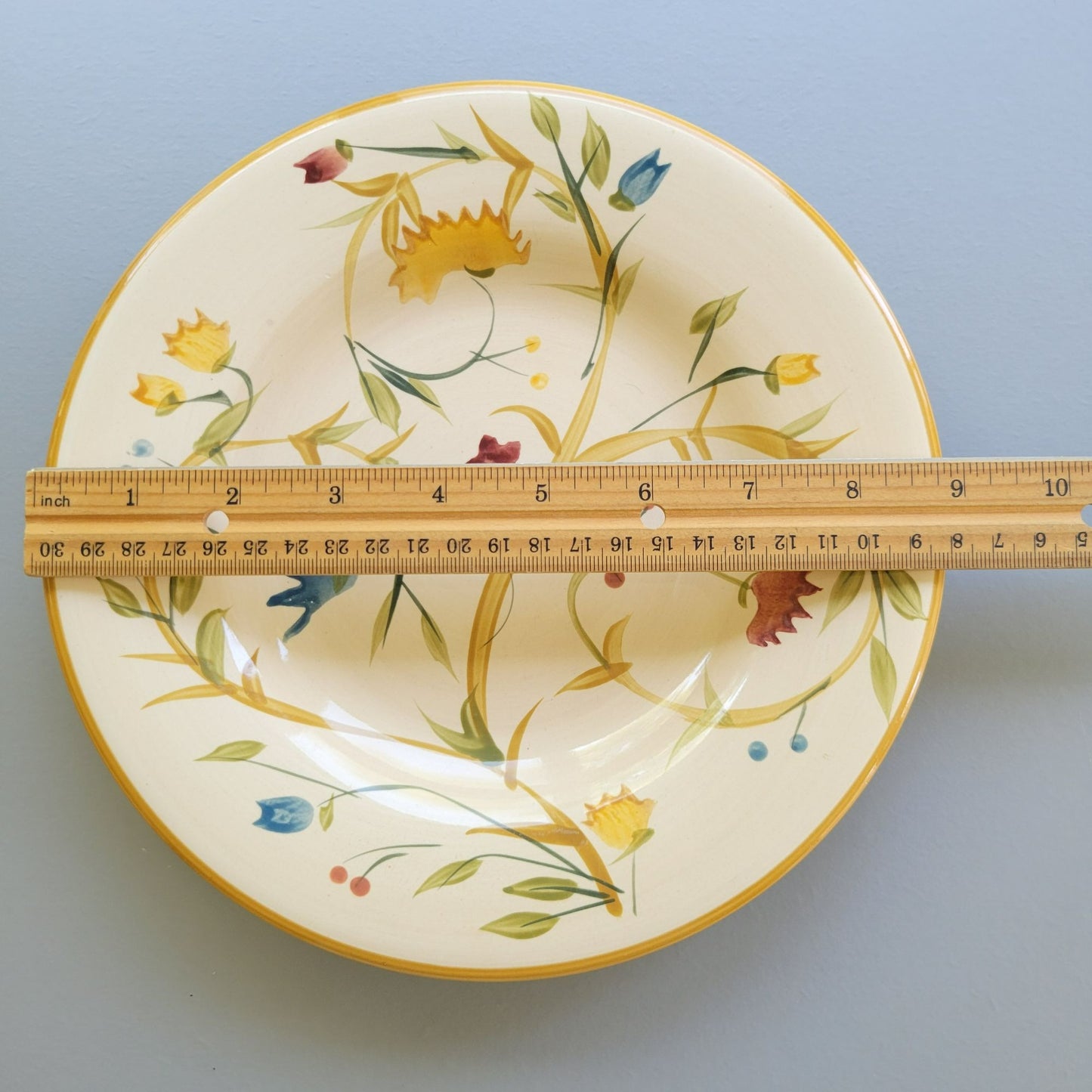 American Simplicity Floral Salad Plate Set of 2 by Home