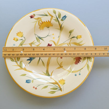 American Simplicity Floral Salad Plate Set of 2 by Home