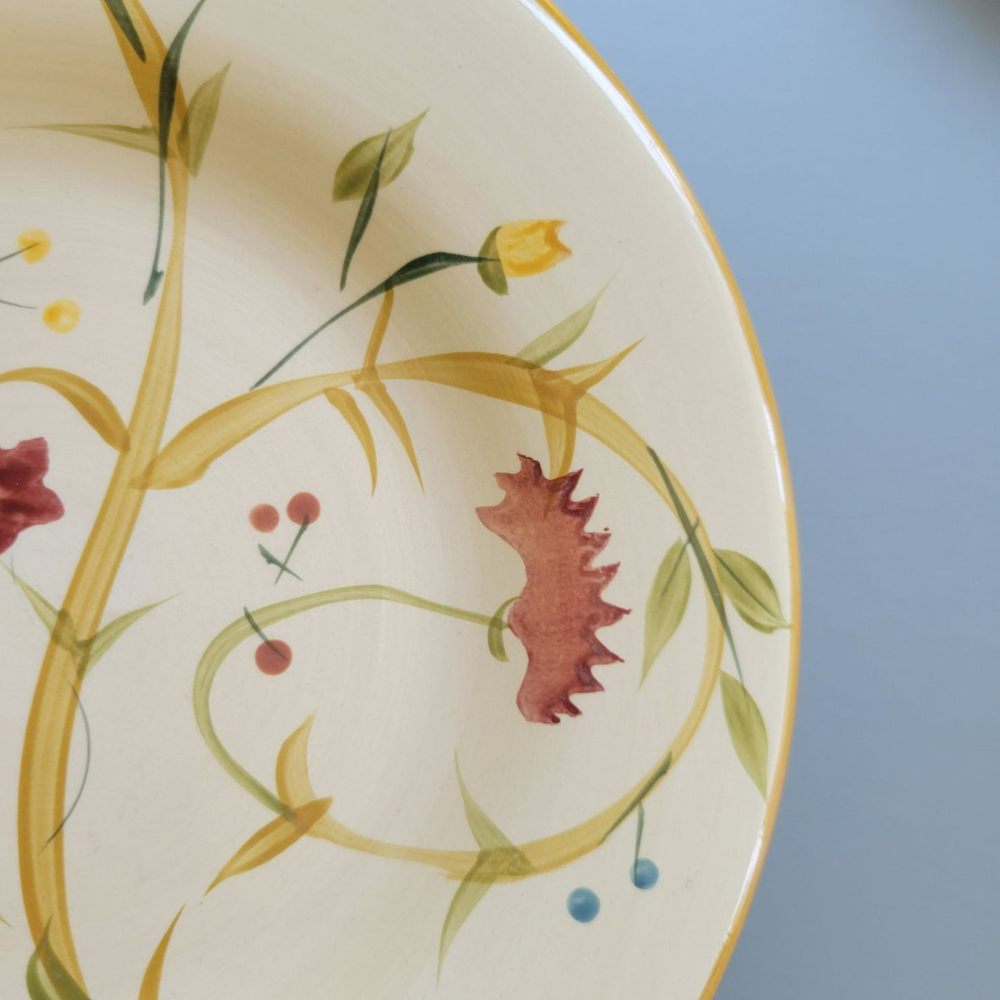 American Simplicity Floral Salad Plate Set of 2 by Home