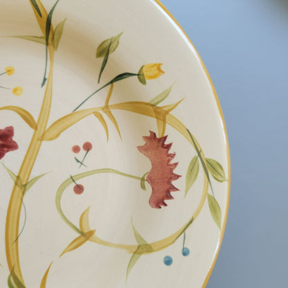 American Simplicity Floral Salad Plate Set of 2 by Home