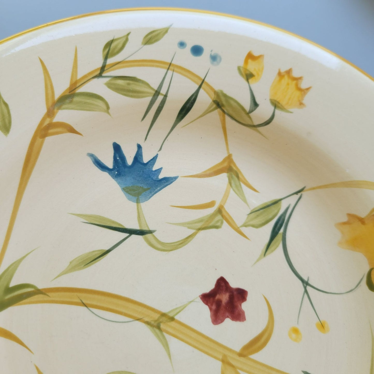 American Simplicity Floral Salad Plate Set of 2 by Home