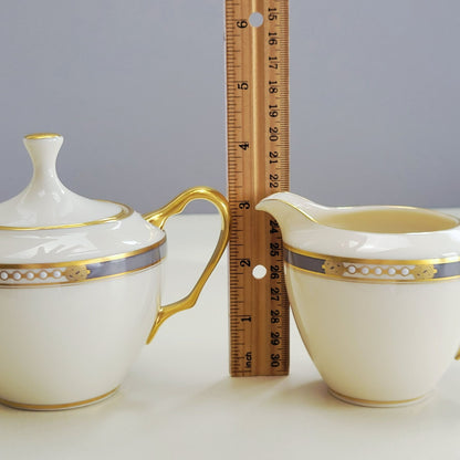 Lenox McKinley Creamer & Sugar Bowl, Presidential Collection, USA Made