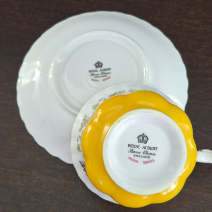 Royal Albert Regal Series Teacup & Saucer,  c.1970s England